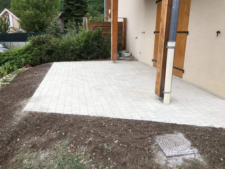Aménagement de cours Saint-Martin-d'Uriage