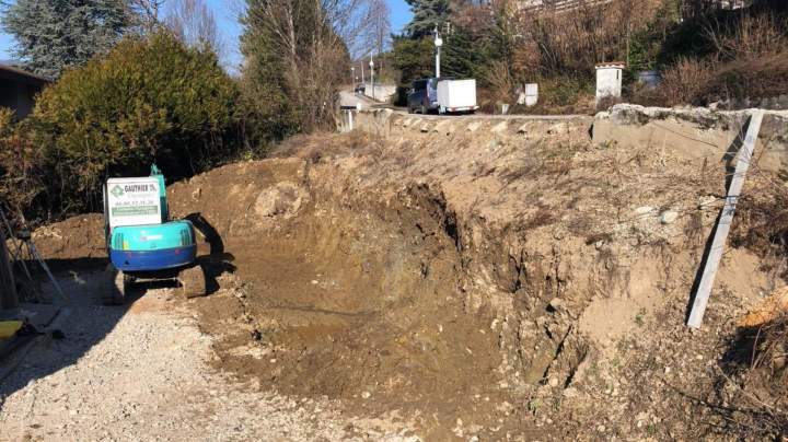Renforcement de talus Saint Martin d'Uriage