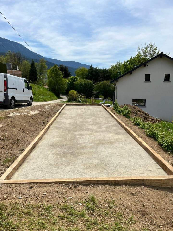 Aménagement extérieur Terrain de pétanque 